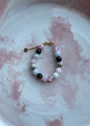 Multi mix armbånd Brun Pastel By ANTHON 